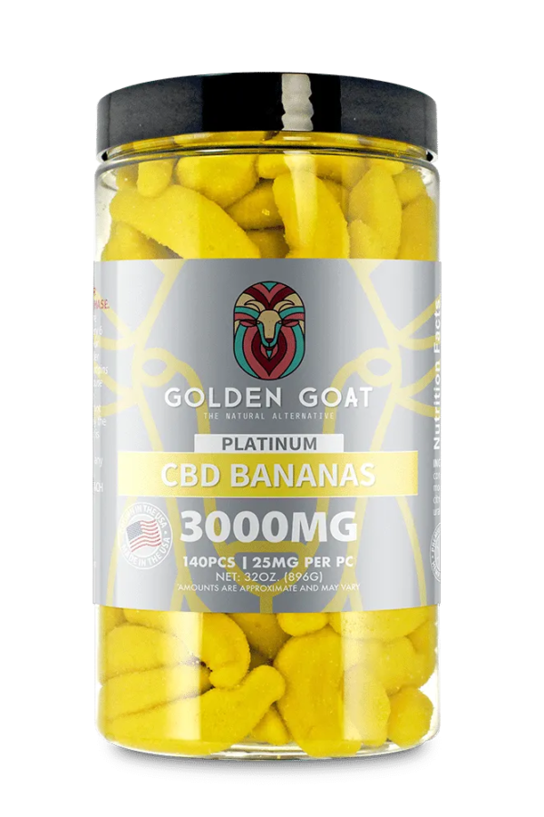 Platinum CBD Gummies 3000mg - Banana