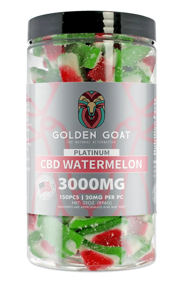 Platinum CBD Gummies 3000mg - Watermelon