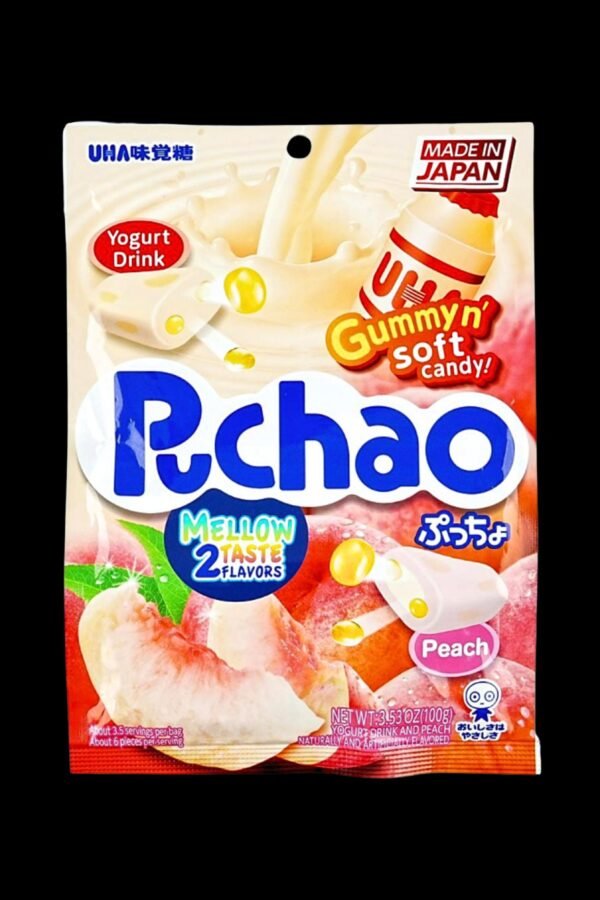 Puchao Chewy Candy - Yogurt & Peach