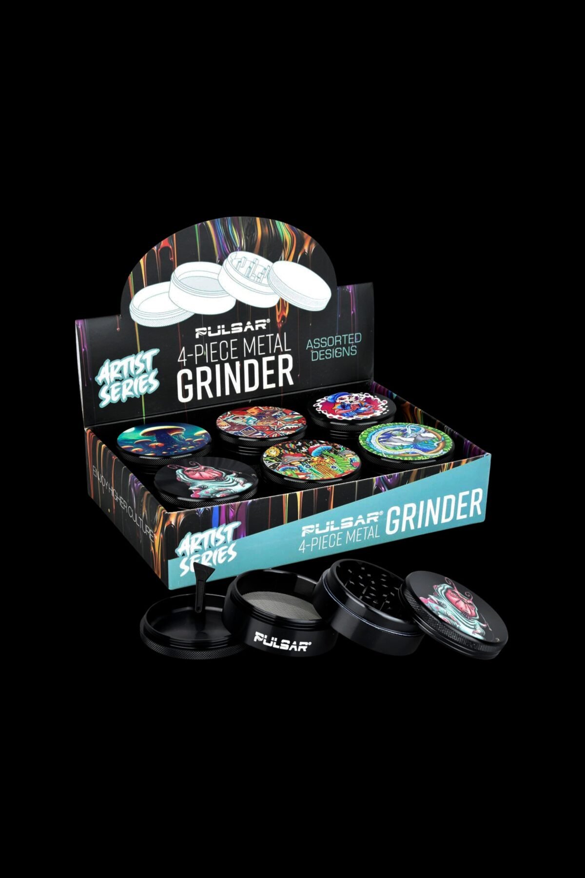 Pulsar Artist Series Grinder - 6pc Display