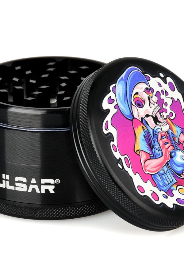 Pulsar Artist Series Metal Grinder - Skullbanger / 4pc / 2.5""