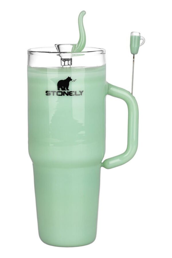 Pulsar Stonely Cup Glass Water Pipe / 8.5"" / 14mm F