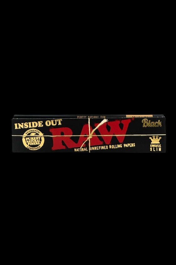 RAW Black Inside Out King Size Slim Rolling Papers