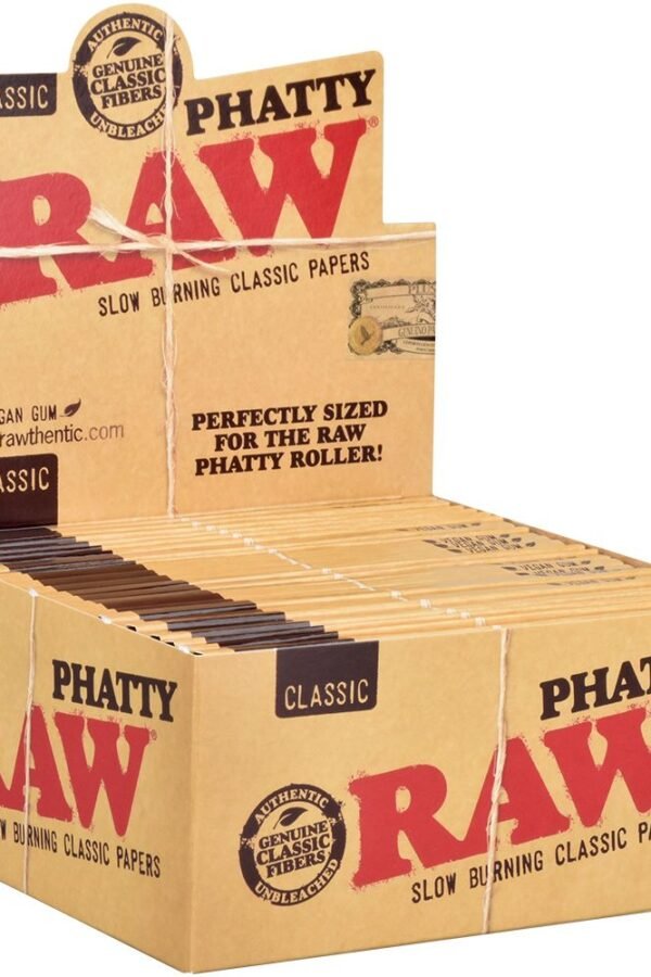 RAW Classic Rolling Papers - Phatty / 32pc 24pk