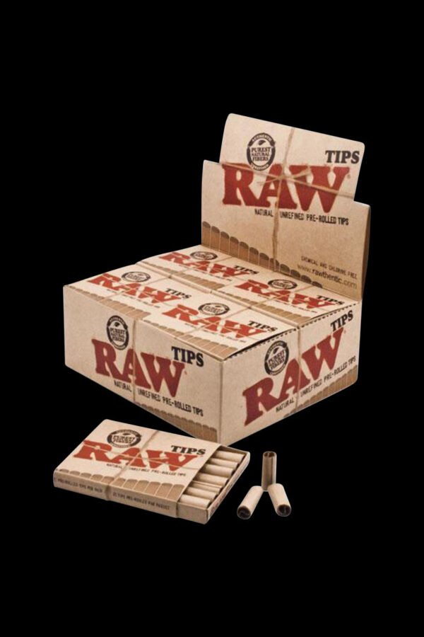 RAW Pre-Rolled Tips (21 Tips Per Pack) - 20 Pack