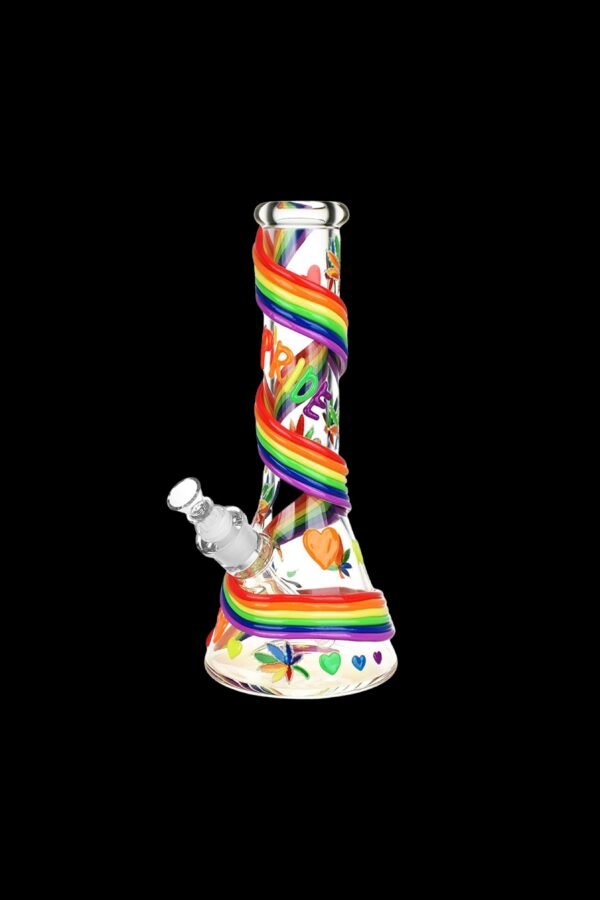 Rainbow Pride Glow In The Dark Water Pipe