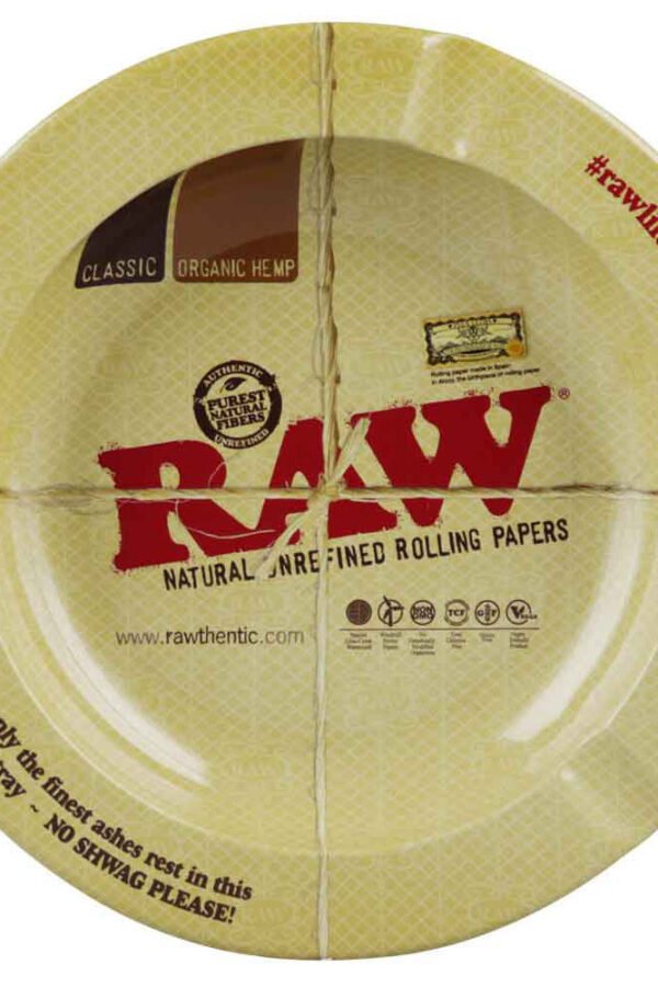 Raw Round Metal Ashtray - 5.5""