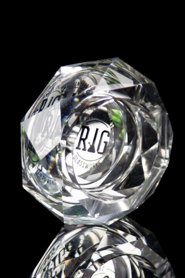 Rebel Initiate Glassworks Crystal Ashtray