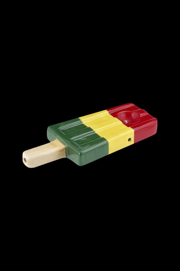 Roast & Toast Rasta Ice Pop Ceramic Pipe