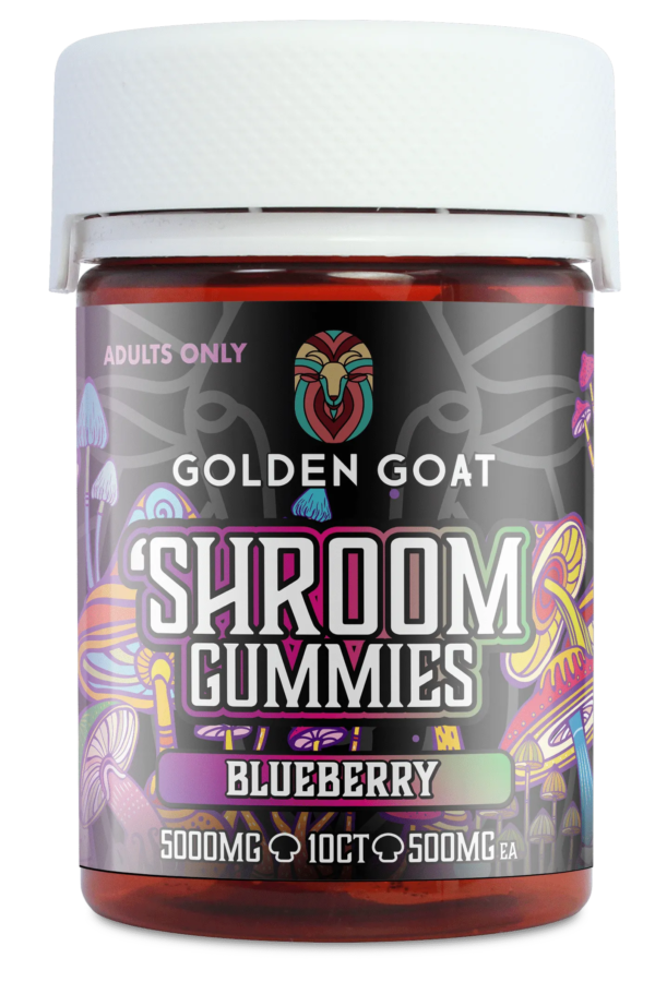 SHROOM GUMMIES 5000mg Blueberry, 10ct