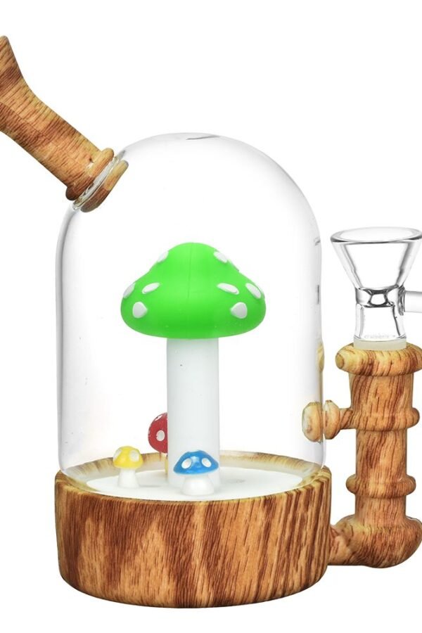 Shroom Family Bell Jar Water Pipe - 5.5"" / 14mm F