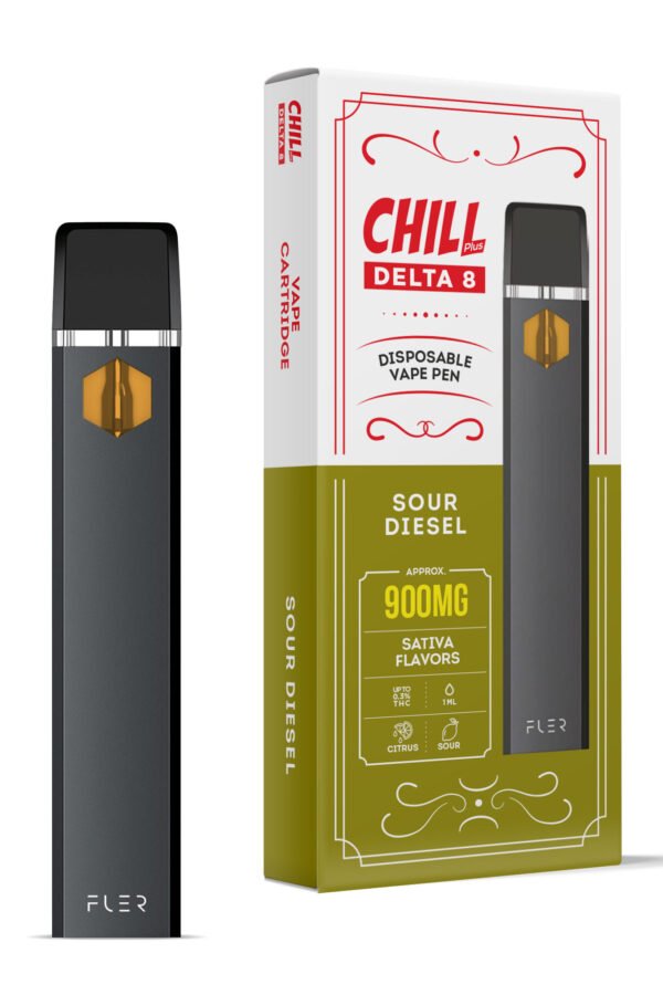 Sour Diesel Delta 8 THC - Disposable - Chill - 900mg