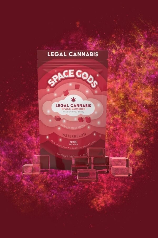 Space Gummies / Watermelon / Delta 9 + CBD 10CT Bag