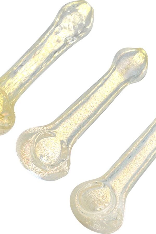 Sparkling Lemonade Crackle Glass Spoon Pipe - 4.75""
