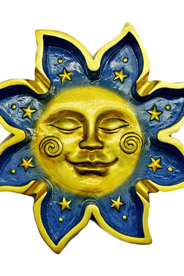 Sunny Satisfaction Hand-Painted Ashtray - 6""