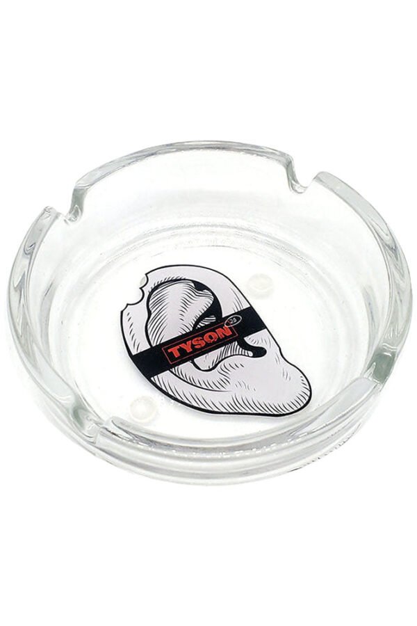 TYSON 2.0 Glass Ashtray / Bitten Ear / 4.25""