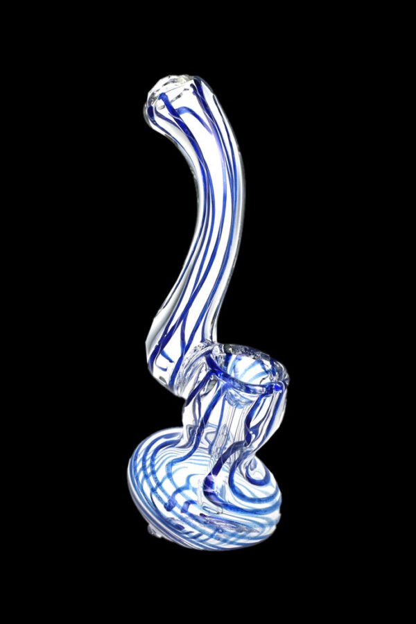 The ""Candycane"" Rasta Striped Mini Bubbler