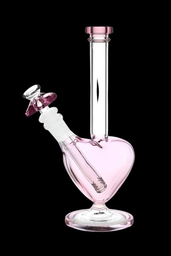 The Heart Grows Fonder Glass Water Pipe