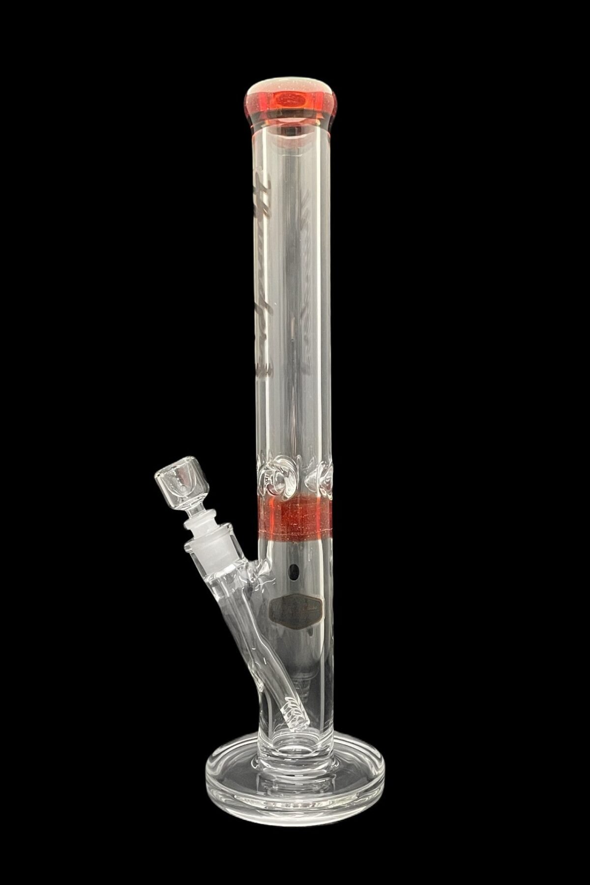 Thunder Glass Red Blizzard Straight Tube