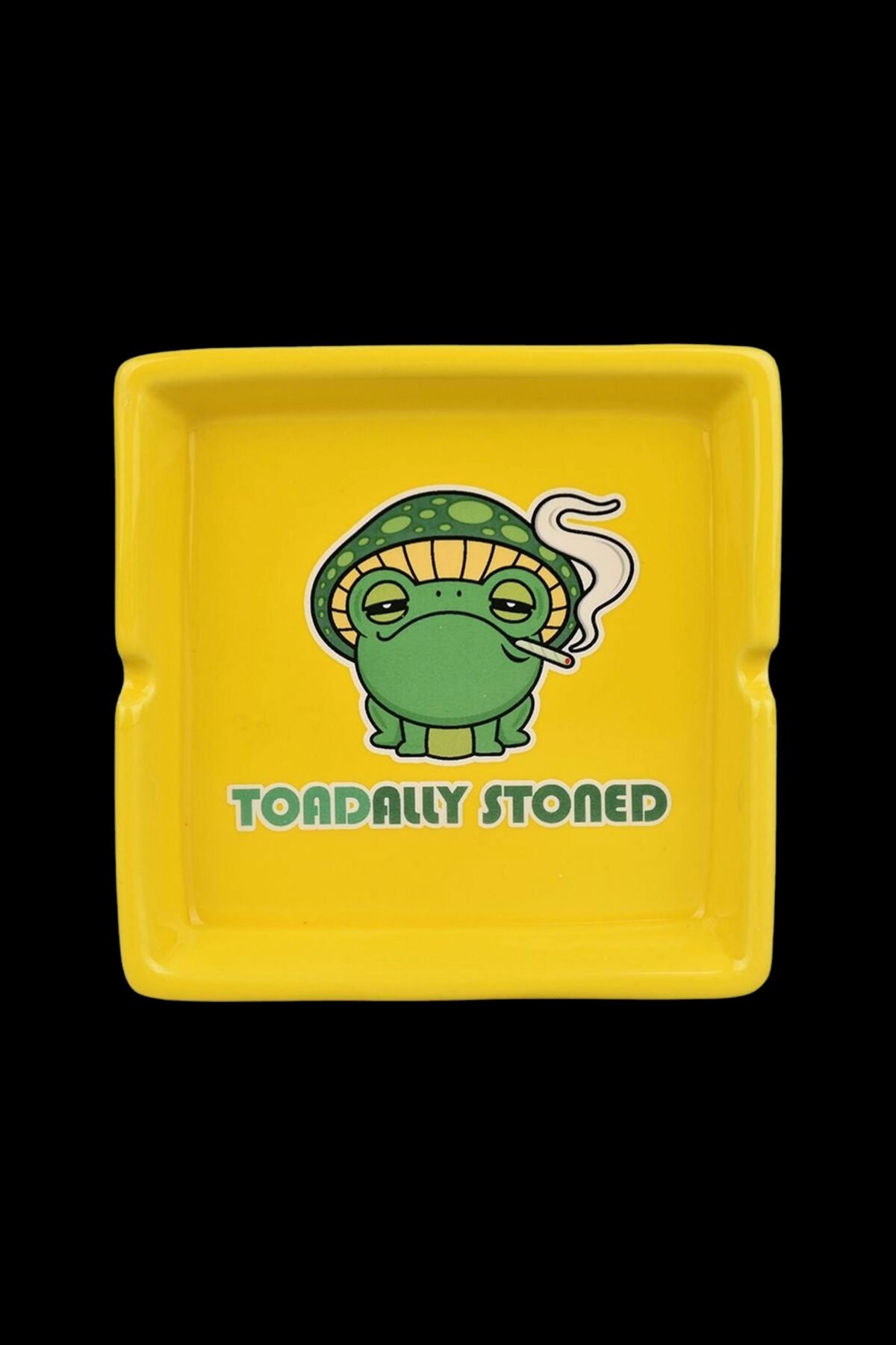 Toadally Stoned Ceramic Ashtray