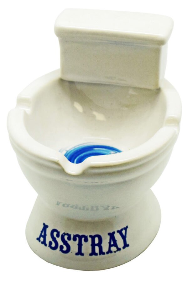 Toilet Asstray Ceramic Ashtray