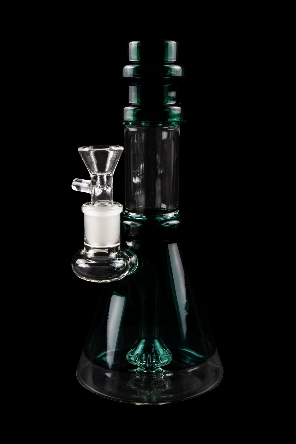 Transparent Neck Water Pipe w/ Bowl & Banger