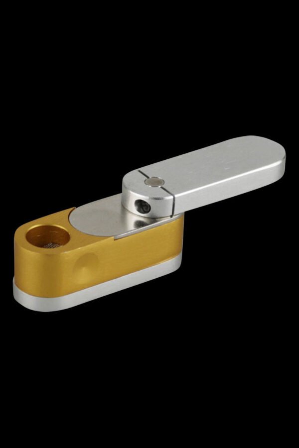 Two Tone Metal Twist-Out Pipe with Storage