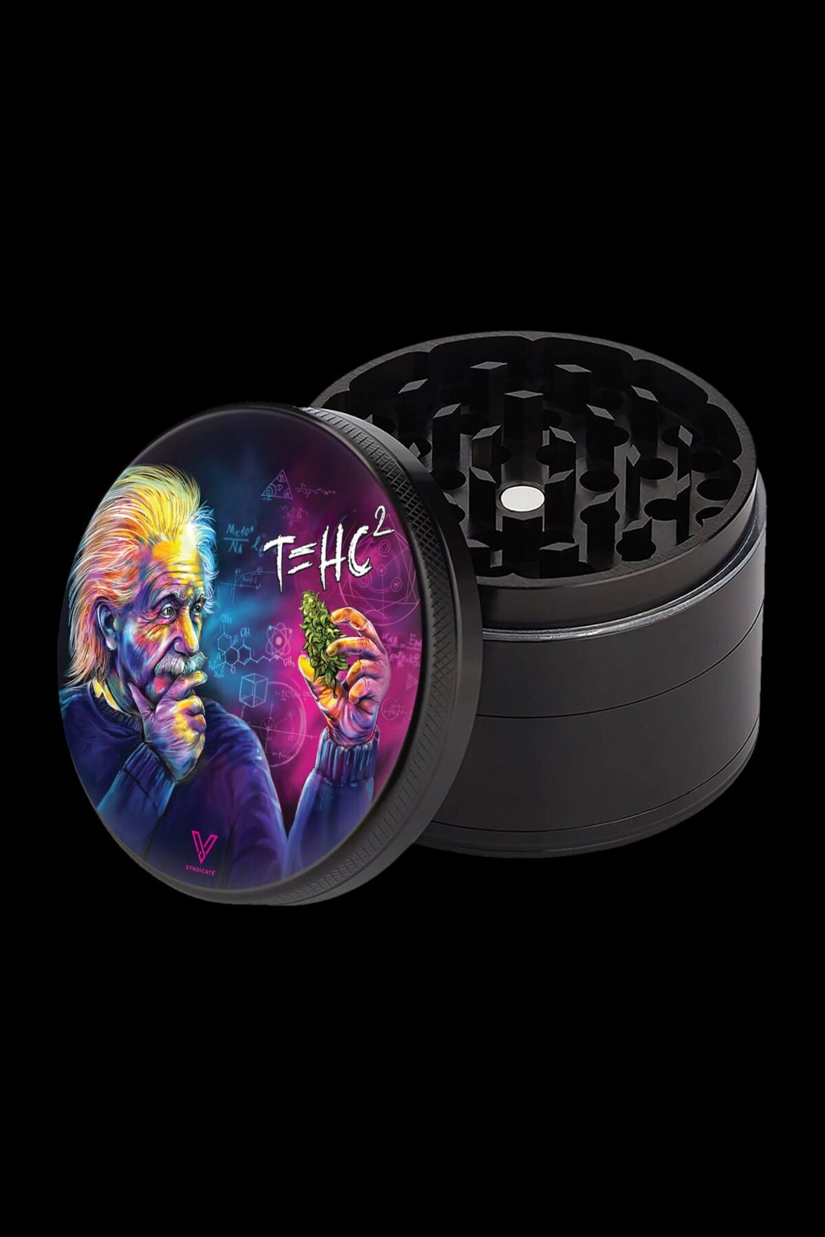 V Syndicate 4-Piece CleanCut Non-Stick Grinder