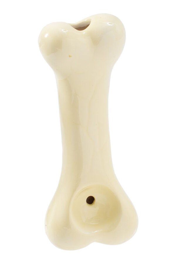 Wacky Bowlz Dog Bone Ceramic Hand Pipe - 3.75""