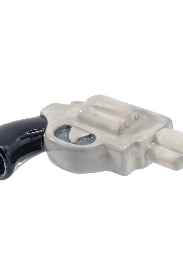 Wacky Bowlz Handgun Ceramic Pipe - 4.5""
