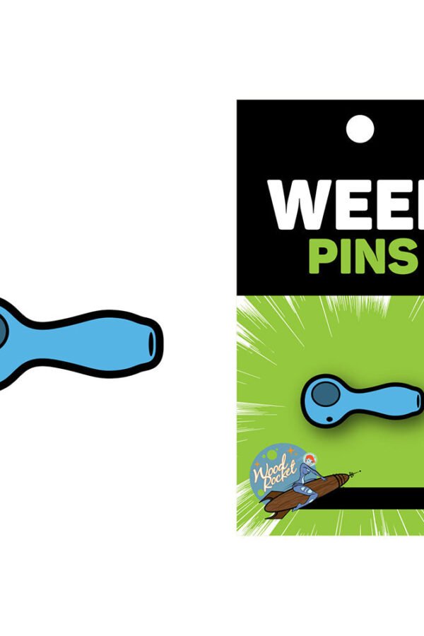 Weed Pin Blue Weed Pipe