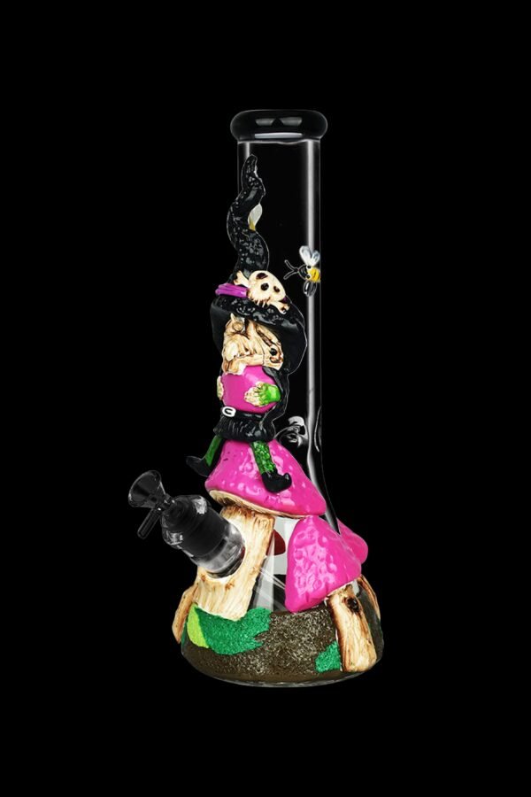 Witch Way 3D Painted Beaker Water Pipe
