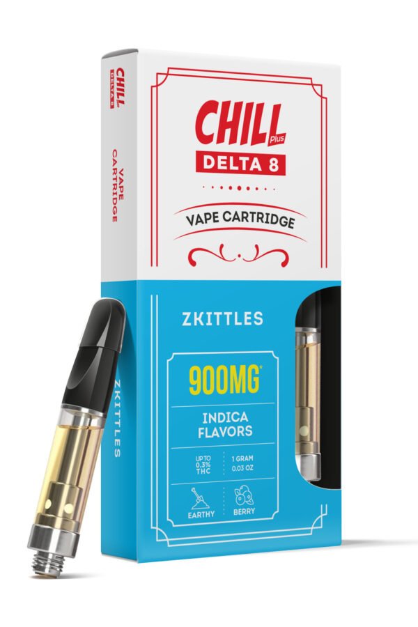 Zkittles Delta 8 THC - Cart - 900mg - Chill