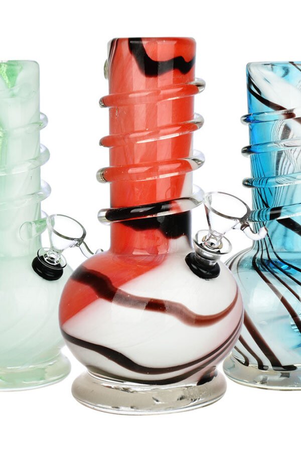 Cloud Of Dreams Soft Glass Water Pipe - 7.75"" / Colors Vary