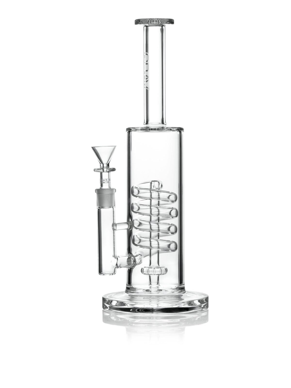 GRAV Clear Coil Showerhead Water Pipe