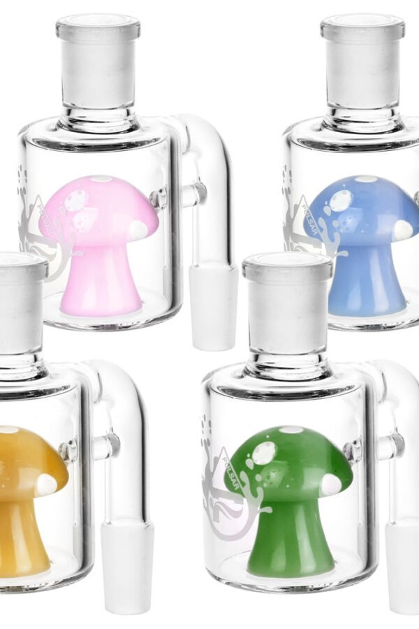 Pulsar Dry Mushroom Ash Catcher - 14mm M/90D/Colors Vary