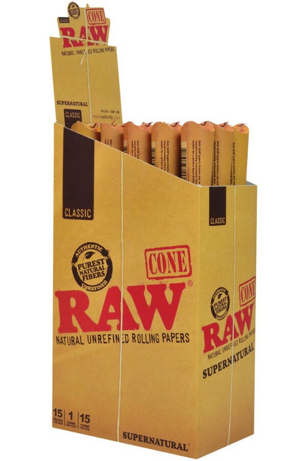 Raw Classic 12"" Supernatural Cones - 15pk Display