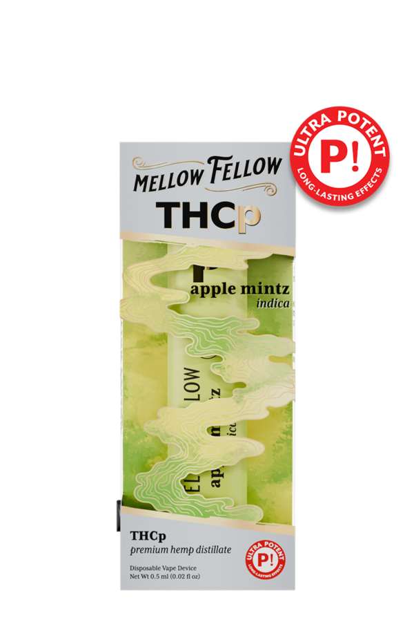 THCp 0.5g Disposable Vape - Apple Mintz (Indica)
