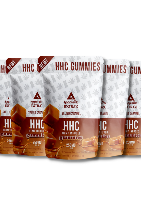 (5-Pack) Happi Urb Extrax HHC Gummies - 250mg Each
