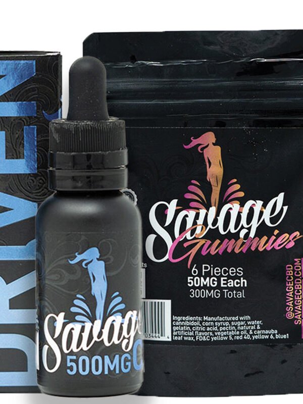 CBD Gummies & 500mg CBD Vape Juice Bundle