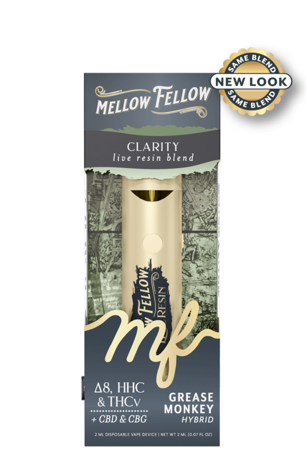 Clarity Blend 2ml Live Resin Disposable Vape - Grease Monkey (Hybrid)