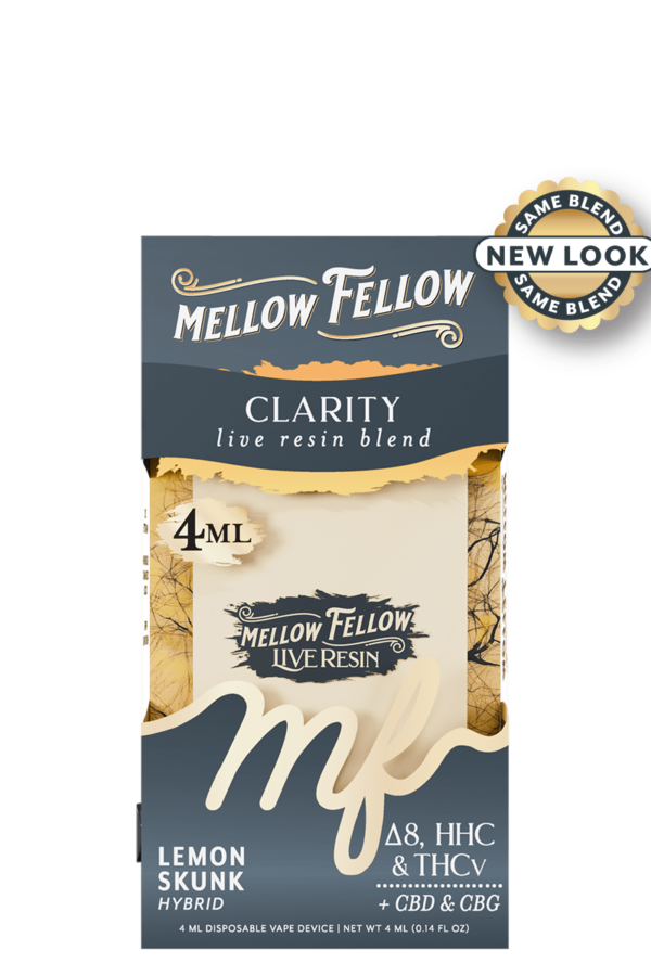 Clarity Blend 4ml Live Resin Disposable Vape - Lemon Skunk (Hybrid)