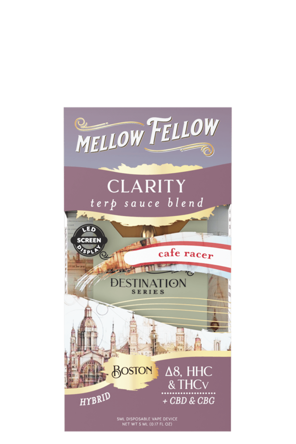Clarity Blend Boston - Terp Sauce 5ml Disposable Vape - Cafe Racer (Hybrid)