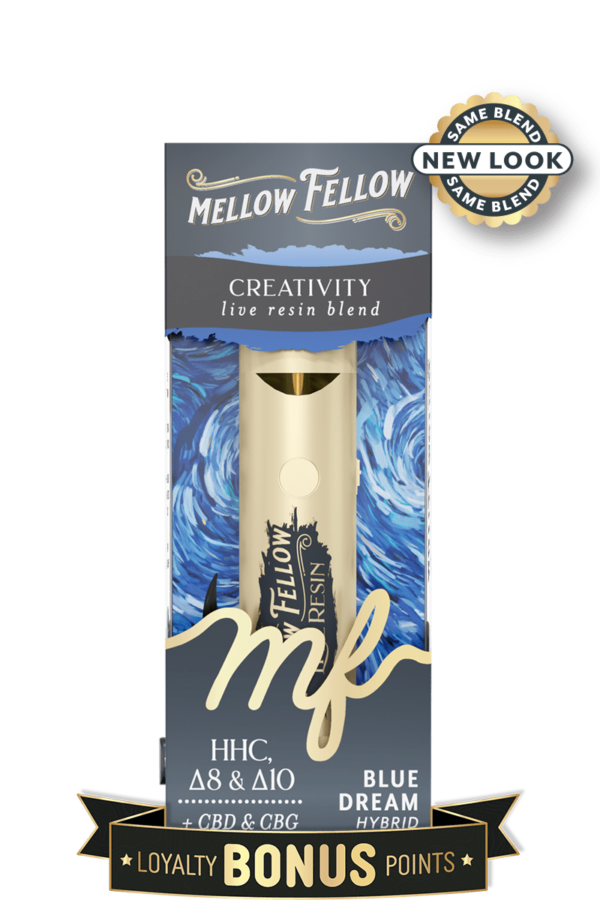 Creativity Blend 2ml Live Resin Disposable Vape - Blue Dream (Hybrid)