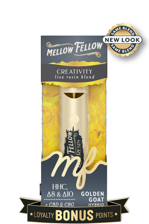 Creativity Blend 2ml Live Resin Disposable Vape - Golden Goat (Hybrid)
