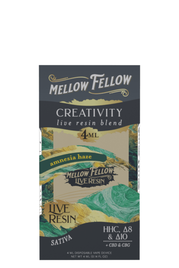Creativity Blend 4ml Live Resin Disposable Vape - Amnesia Haze (Sativa)