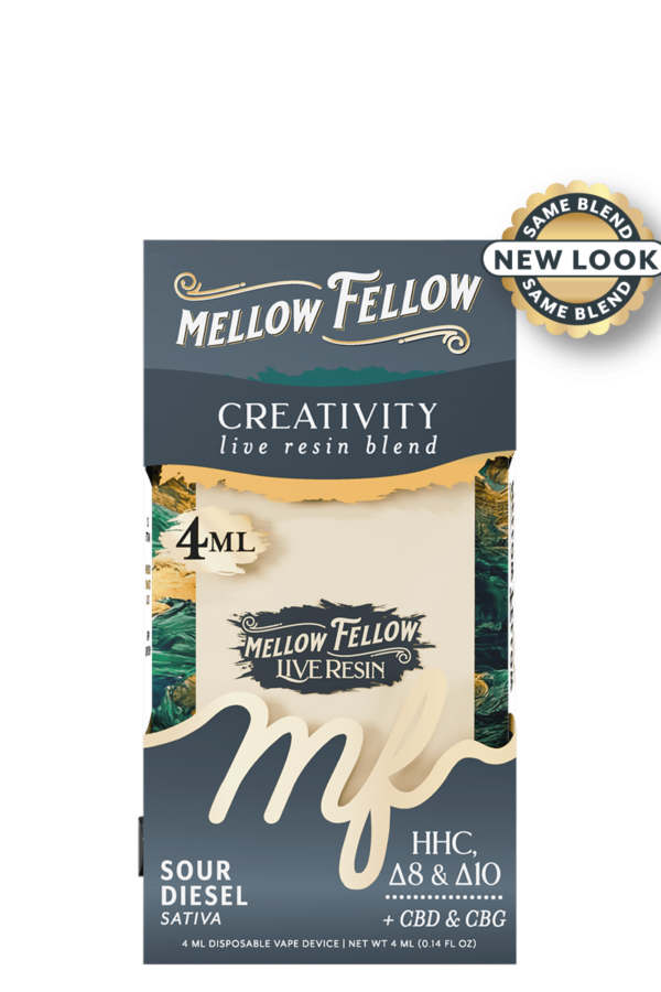 Creativity Blend 4ml Live Resin Disposable Vape - Sour Diesel (Sativa)