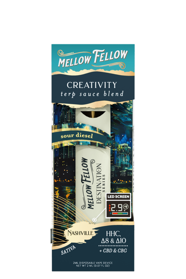Creativity Blend - Destination: Nashville - Terp Sauce 2ml Disposable Vape - Sour Diesel (Sativa)