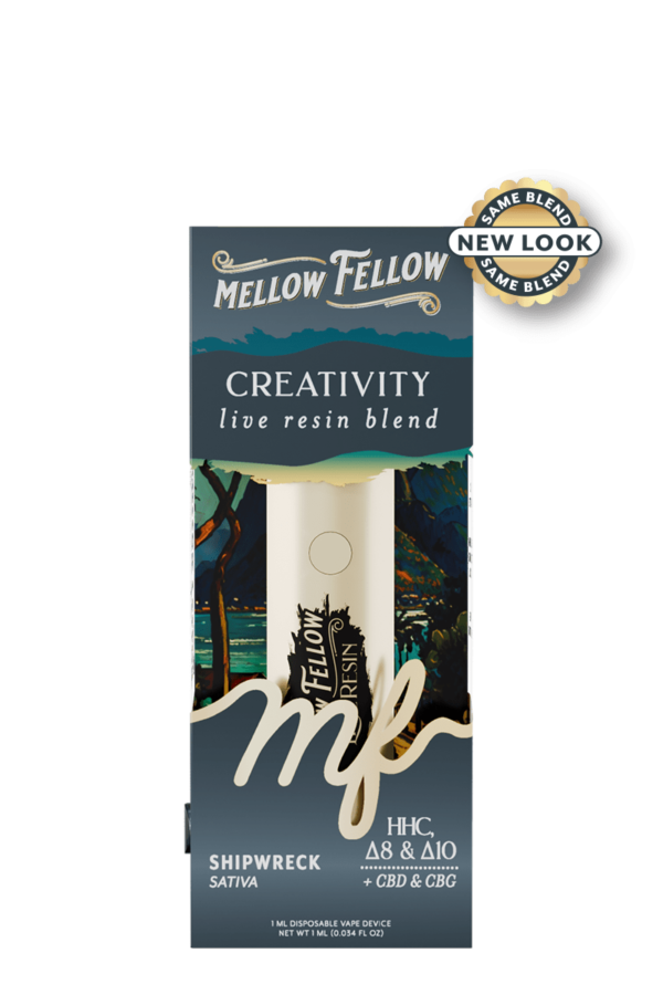Creativity Blend - Destination: Rio De Janeiro - Live Resin 1ml Disposable Vape - Shipwreck (Sativa)