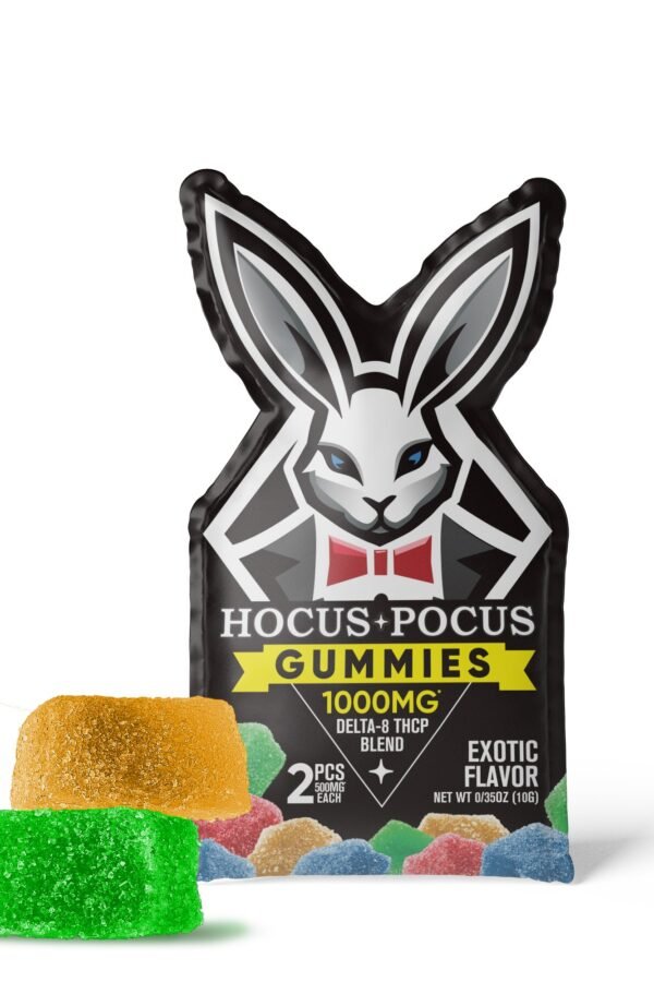 D8, THCP Gummies - 500mg - Exotic Mix - Hocus Pocus (1000mg)